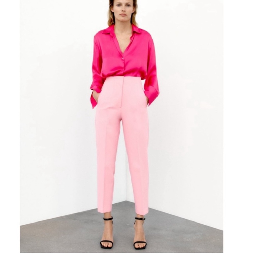 Zara high waist trousers